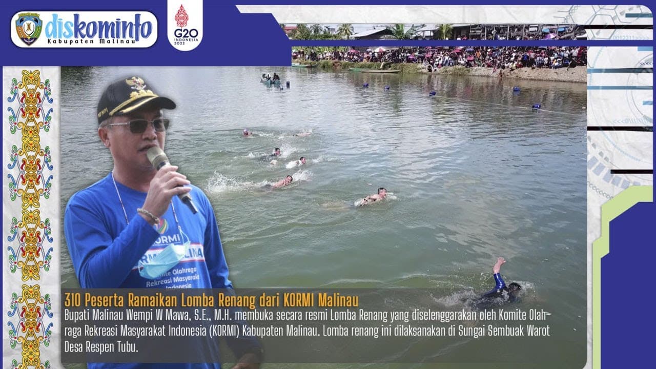 310 Peserta Ramaikan Lomba Renang dari KORMI Malinau