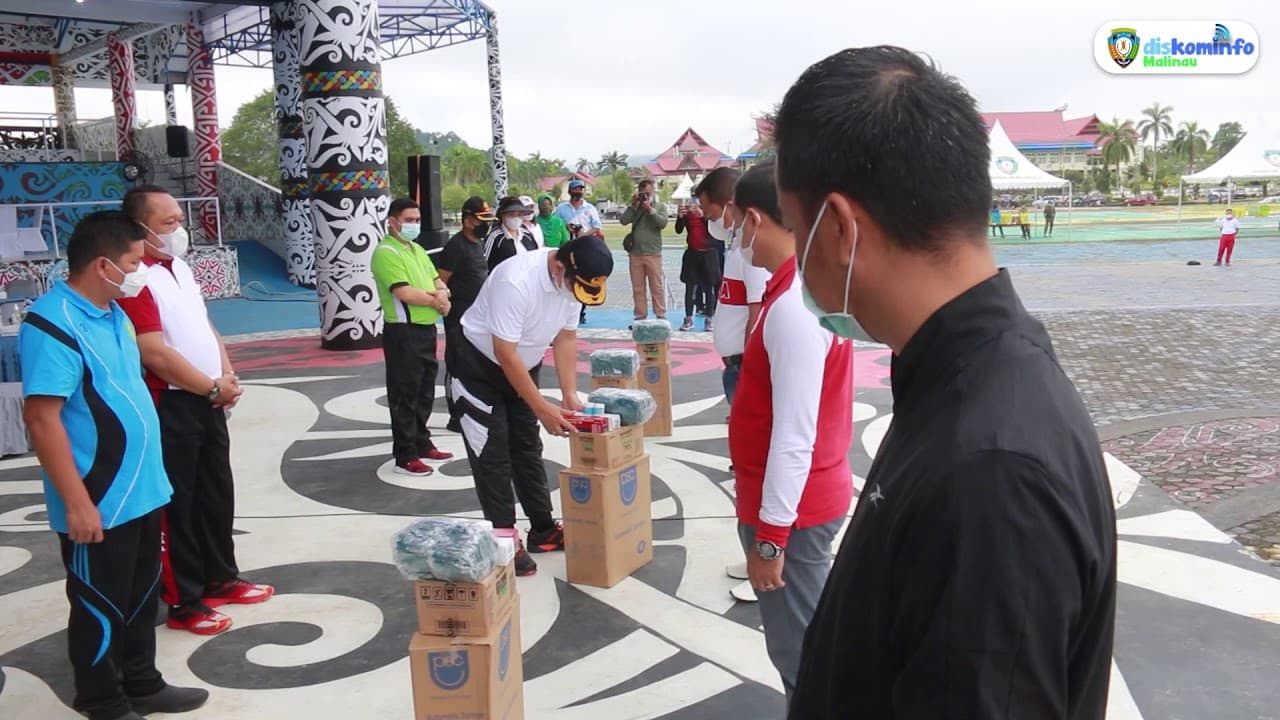 Pemkab Malinau Gelar Senam Sehat Melawan Covid 19