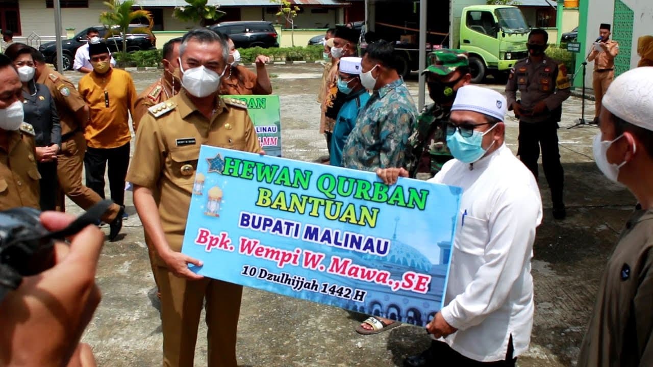 Pembagian Bantuan Hewan Qurban Malinau