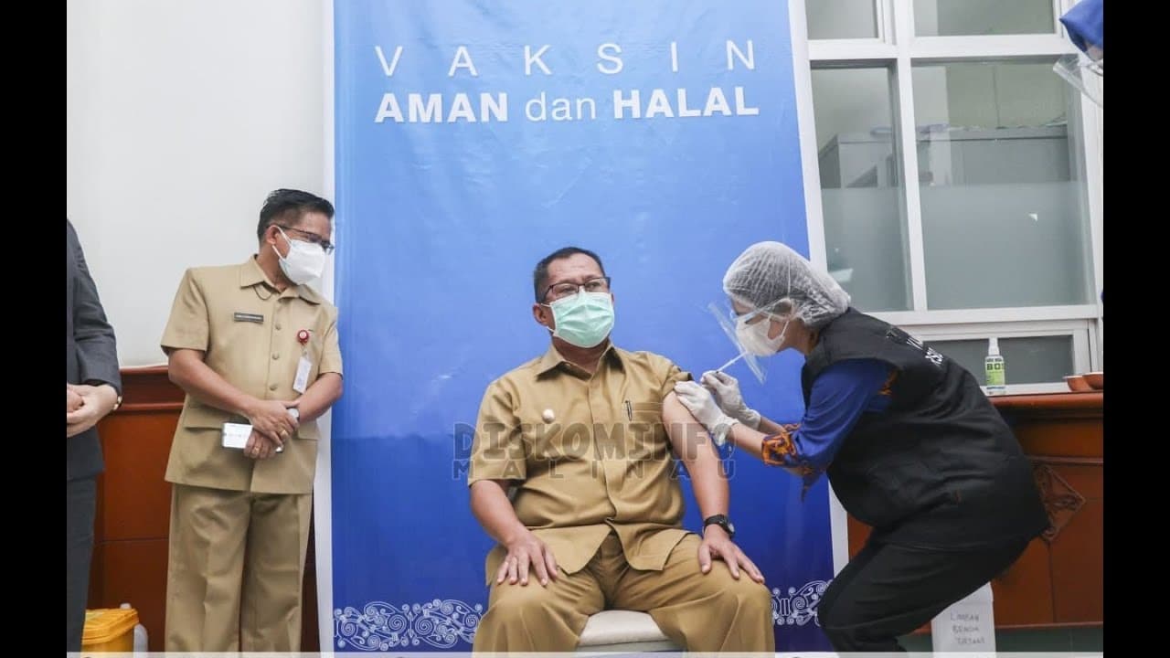PENCANANGAN VAKSINASI COVID 19 TAHAP 1 KABUPATEN MALINAU