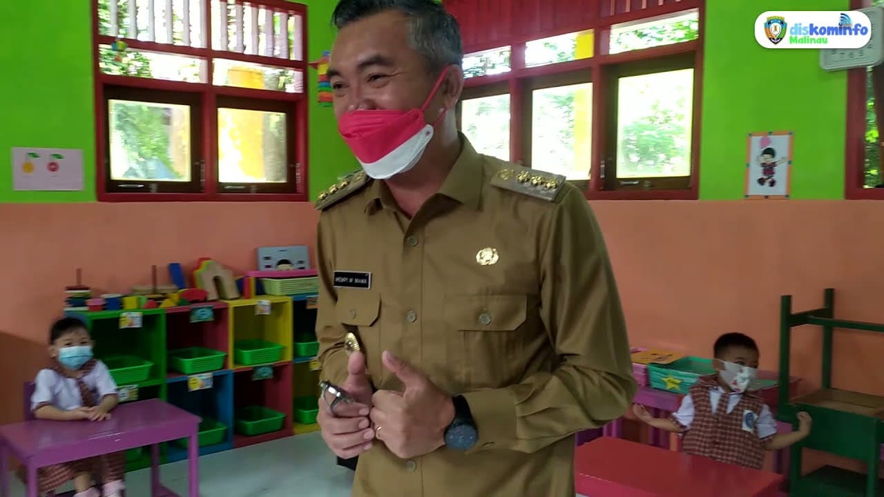 Bupati Malinau Pantau Pelaksanaan PTMT di Beberapa Sekolah